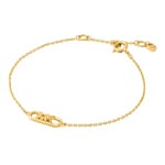 Michael Kors Bracelet Statement Link 925 Silver gold-plated