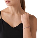 Michael Kors Bangle Mott Logo Stainless steel rose gold-plated - MKJ7833791