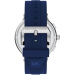 Michael Kors Billie Chronographe Argenté / Bleu 46mm - MK9254