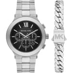 Michael Kors Billie Chronographe Argenté / Noir Set