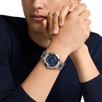 Michael Kors Billie Silbrig / Blau - MK9284