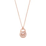 Michael Kors Collier MK Argent 925 Plaqué or rosé