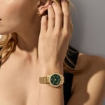 Michael Kors Harlowe Doré / Vert - MK4870