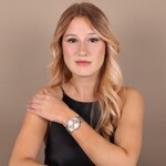 Michael Kors Layton MK Logo Silver - MK7298