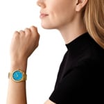 Michael Kors Lennox Gold / Blue - MK7460