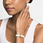 Michael Kors Lexington Bicolore / Blanc 22mm - MK4900