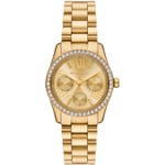 Michael Kors Lexington Lux Day Date Goldig 
