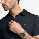 Michael Kors Maritime Chronograph Silbrig / Grün - MK9215