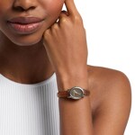 Michael Kors Maude Silvery / Brown - MK7635