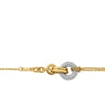 Michael Kors Metallic Muse Armband Messing Bicolor - MKJ8530931