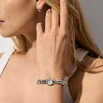 Michael Kors Mini Astor Link Silbrig - MK4872