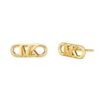 Michael Kors Stud earrings Statement Link 925 Silver gold-plated