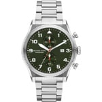 Michael Kors Panorama Chronograph Silbrig / Grün