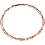 Michael Kors Bracelet-Jonc Mercer Link Argent 925 Plaqué or rosé - MKC1005AA791