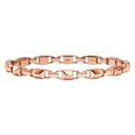 Michael Kors Bracelet-Jonc Mercer Link Argent 925 Plaqué or rosé - MKC1005AA791