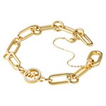 Michael Kors Charm-Armband Custom 925 Silber vergoldet - MKC1239AN710