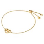 Michael Kors Charm-Armband Love 925 Silber vergoldet - MKC1242AN710