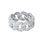 Michael Kors Damenring Statement Link 925 Silber - MKC1429AN040
