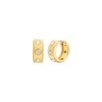 Michael Kors Premium Hoop earrings Kors MK Brass gold-plated