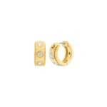 Michael Kors Premium Hoop earrings Kors MK Brass gold-plated - MKJ8652710