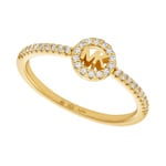 Michael Kors Premium Bague Brilliance  Argent 925 plaqué or - MKC1829710