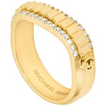 Michael Kors Premium Damenring Lexington Messing vergoldet - MKJ8611710