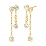 Michael Kors Premium Dangle earrings Brilliance gold-plated