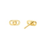 Michael Kors Stud earrings Astor Link 925 Silver gold-plated - MKC173900710