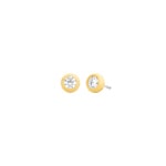 Michael Kors Premium Stud earrings Kors Brilliance Brass gold-plated