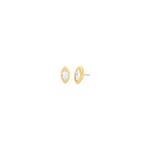 Michael Kors Premium Stud earrings Kors Brilliance Brass gold-plated