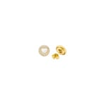 Michael Kors Premium stud earrings Kors Love 925 Silver gold-plated - MKC1848710