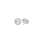 Michael Kors Premium Ohrstecker Kors MK Messing Silbrig - MKJ8560040