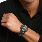 Michael Kors Prescott Chronograph Gunmetal / Green - MK9259