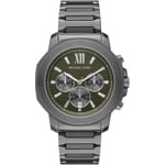 Michael Kors Prescott Chronograph Gunmetal / Green