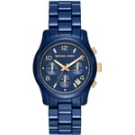 Michael Kors Runway Chronographe Bleu - MK7332