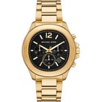 Michael Kors Sage Chronograph 42 Goldig / Schwarz