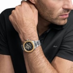 Michael Kors Sage Chronographe 44 Bicolore / Gris - MK9212