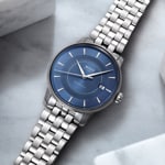 Mido Baroncelli II Signature Automatique Bleu - M037.407.11.041.01