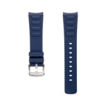 Mido TV Big Date Kautschukarmband blau 22 mm