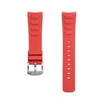 Mido TV Big Date Kautschukarmband rot 22 mm