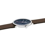Mondaine Doppio Blue / Brown 41mm - MLE.41240.LGV