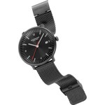 Mondaine Doppio Black Ø 41 - MLE.41220.SM