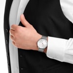 Mondaine Doppio Silver Ø 41 - MLE.41210.SM