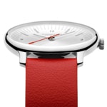 Mondaine Doppio Argenté / Rouge 33mm - MLE.33110.LCV