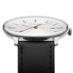 Mondaine Doppio Silver / Black Ø 41 - MLE.41210.LBV