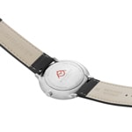 Mondaine Doppio Silver / Black Ø 41 - MLE.41210.LBV