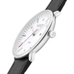 Mondaine Doppio Solar Silbrig / Schwarz Ø 41 - MLE.41910.LBV