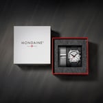 Mondaine Grand Cushion Chronograph Set 41mm - MSL.41410.LBV.SET