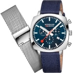 Mondaine Grand Cushion Chronograph Set Ø41