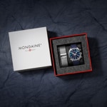 Mondaine Grand Cushion Chronograph Set 41mm - MSL.41440.LD.SET